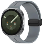 Silicone Smartwatch Band with Magnetic Snap Closure for Samsung Galaxy Watch 9