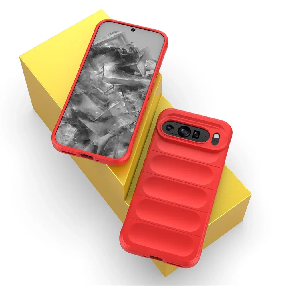 Color Liquid Silicone Matte Case for Google Pixel 9 Series