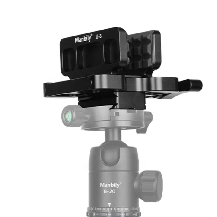 Aluminum Tripod Mount Adapter with Arca Swiss QR Plate