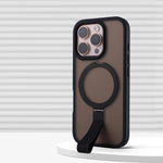 Shockproof Matte MagSafe Case with Stand for iPhone 15 Series