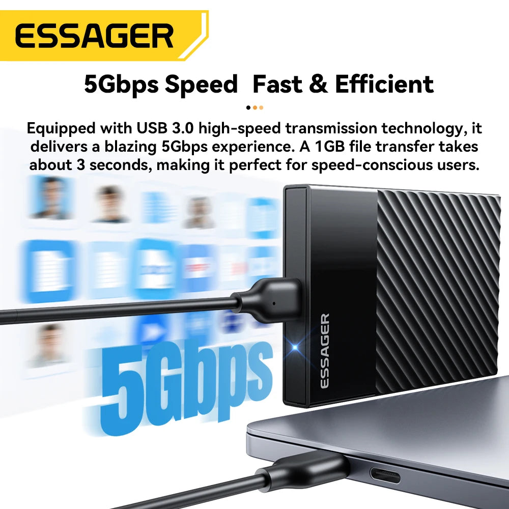 Essager 2.5" SATA SSD/HDD Enclosure