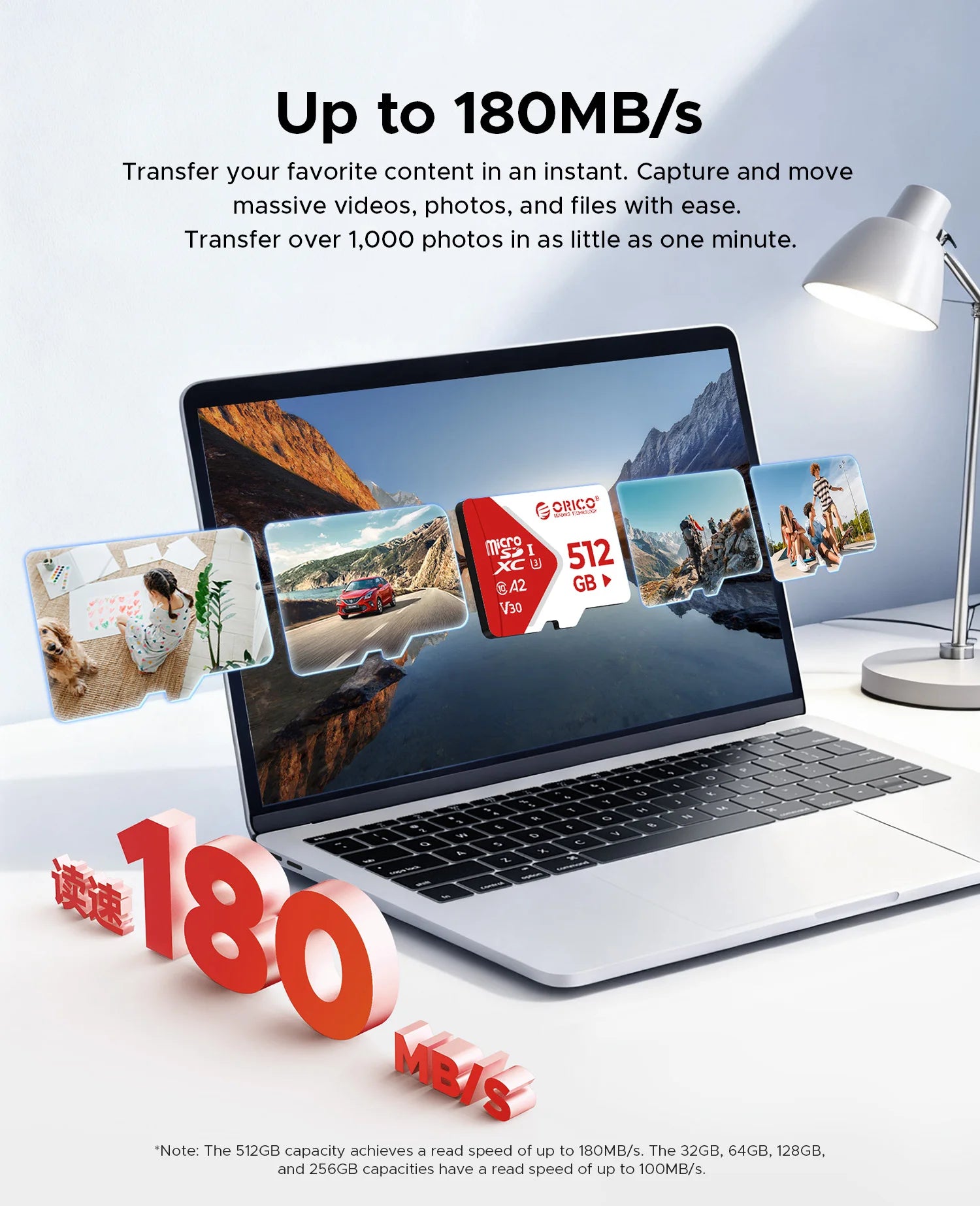 ORICO High-Speed microSDXC Memory Card