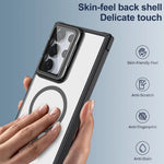 Shockproof Magnetic Case with Camera Cover Stand for Samsung Galaxy S26 Series
