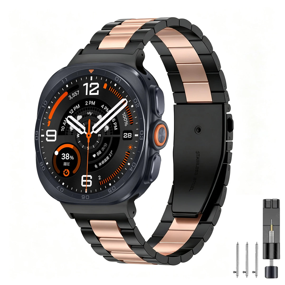 Stainless Steel Bracelet for Samsung Galaxy Watch Ultra 2
