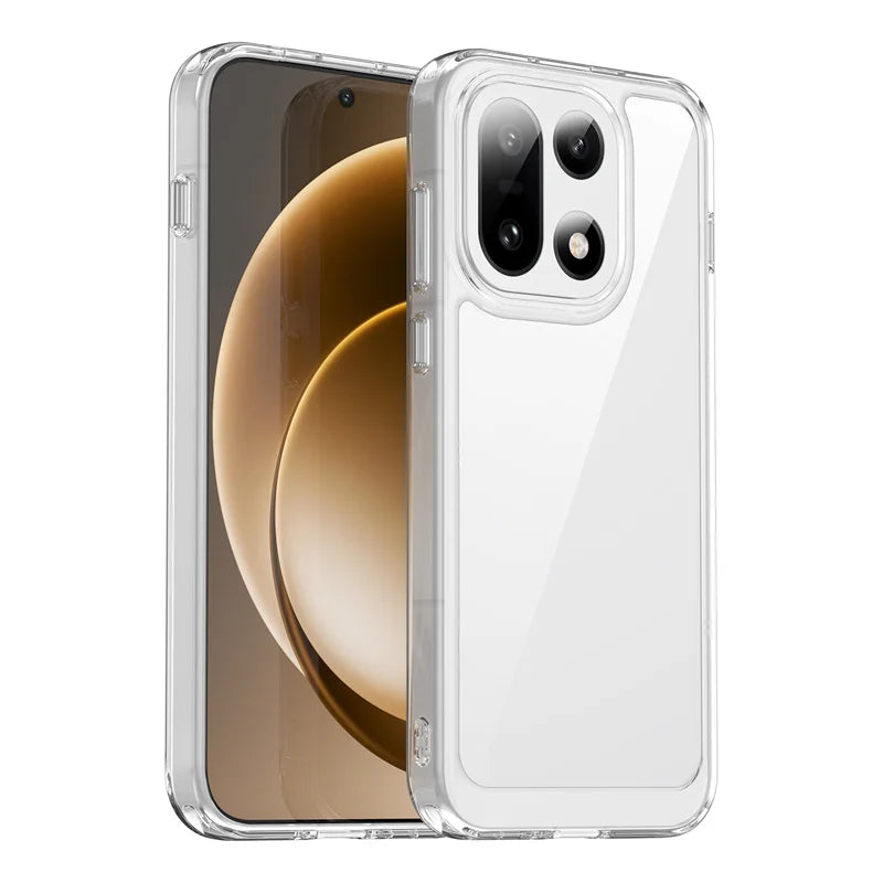 OnePlus 15 TPU Case with Transparent Colorful Clear Back