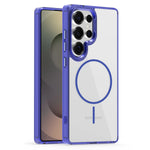 Luxury Magnetic Clear Case with Metal Camera Frame for Samsung Galaxy S25 Series