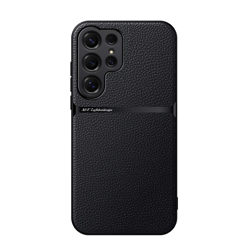Ultra-Thin Magnetic PU Leather Case for Samsung Galaxy S26 Series