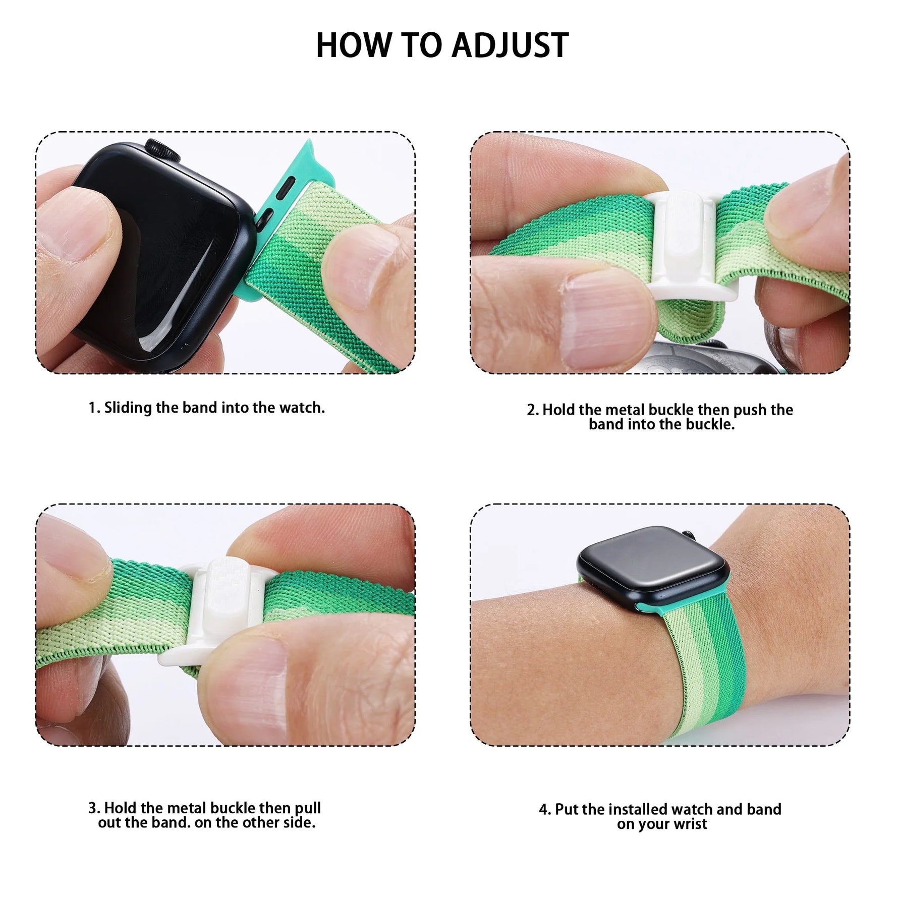 Elastic Carbon Strap for Apple Watch