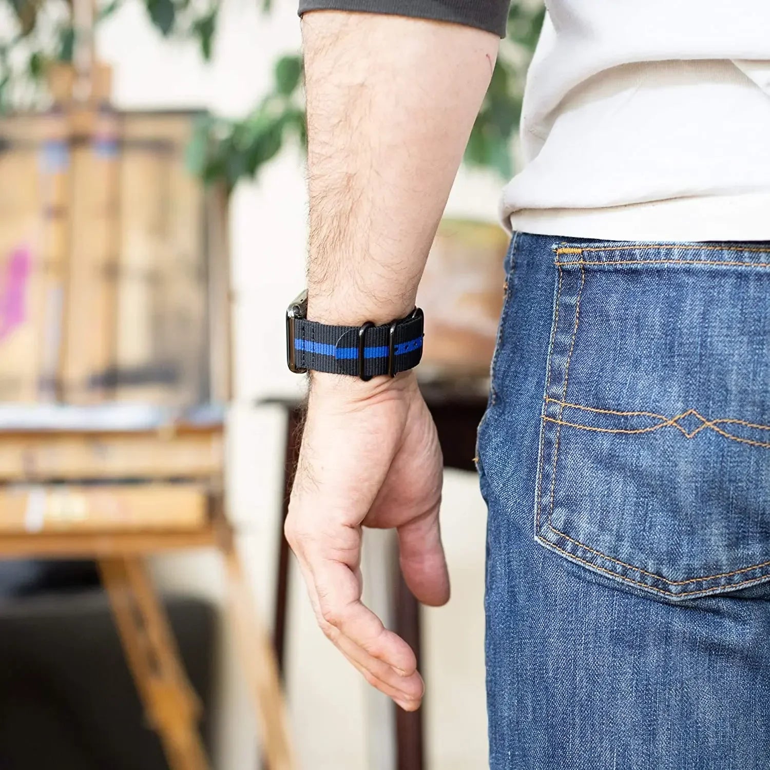 Lightweight Woven Nylon Strap for Apple Watch