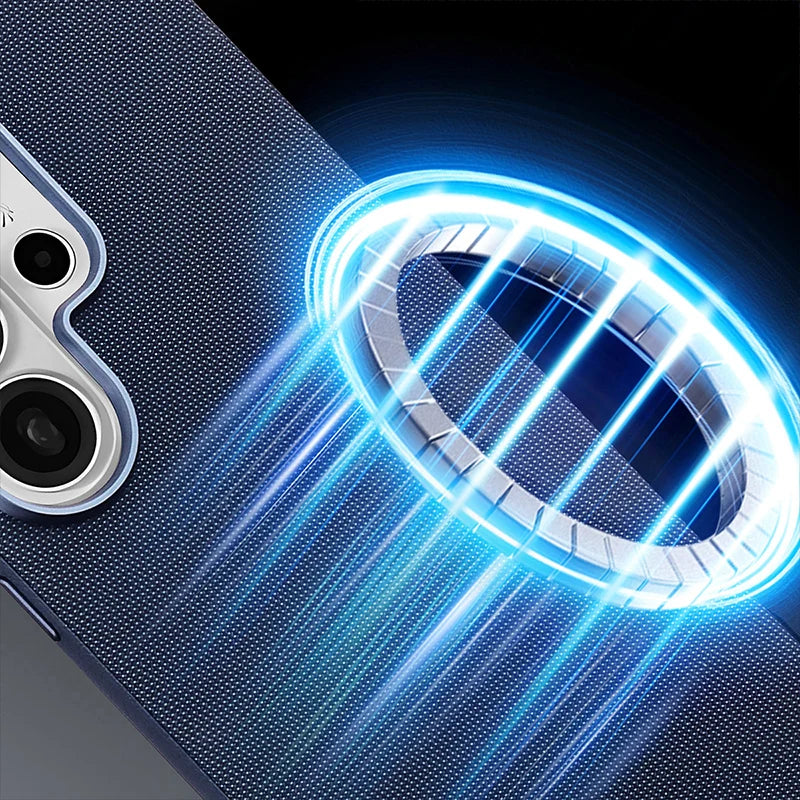 Luxury Leather Magnetic Case for Samsung Galaxy S26 Series