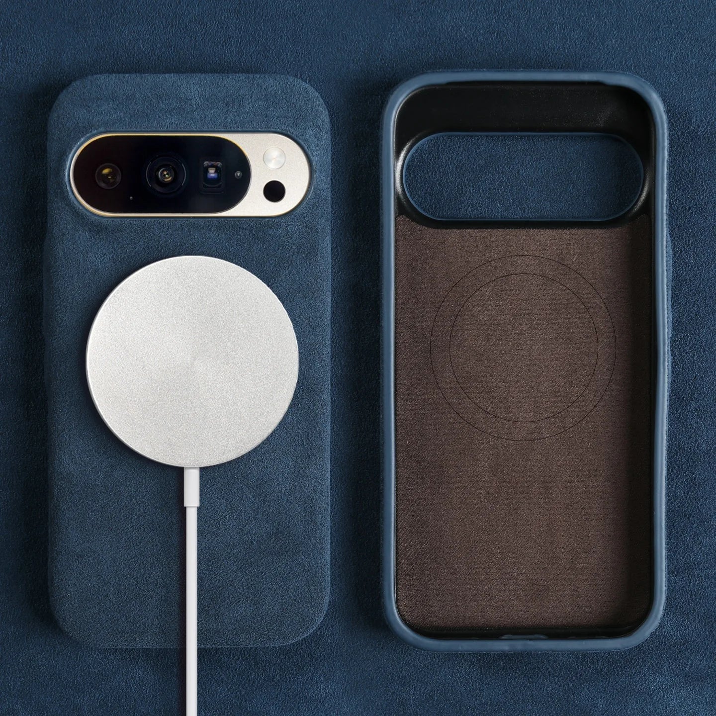 Premium Alcantara Leather Magnetic Case for Google Pixel 10 Series