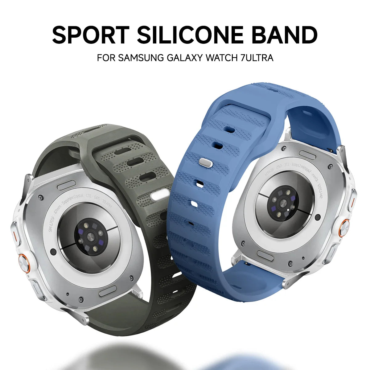 Silicone Sport Wristband for Samsung Galaxy Watch Ultra and Samsung Galaxy Watch Ultra (2025)