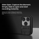 Sliding Camera Cover Case with Raised Edge Protection for iPhone 18 Series