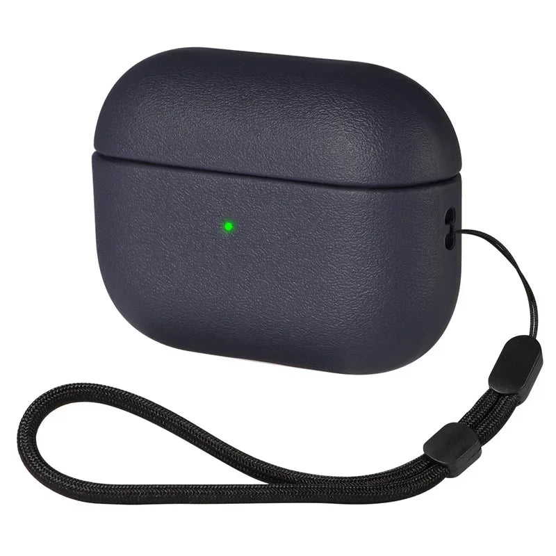 Stylish Leather Texture Case for AirPods 4