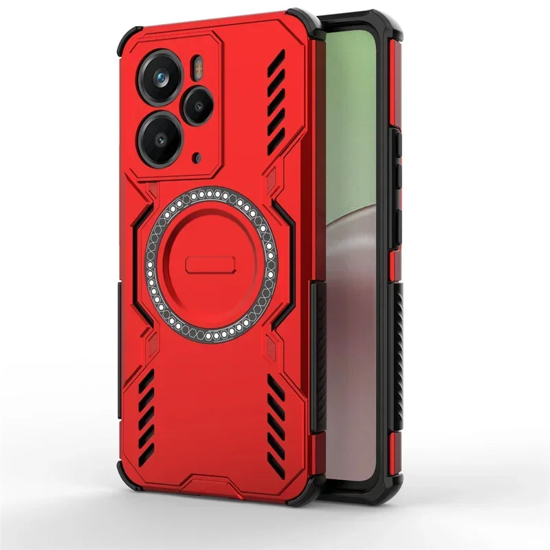 Shockproof Heat Dissipation Magnetic Case for Realme 14