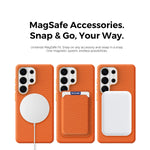 Luxury Woven Magnetic Case with Metal Camera Frame for Samsung Galaxy S26 Ultra