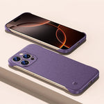 Sandstone Frameless Slim Matte Hard PC Case for iPhone 16 Series