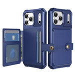Premium Hard Leather Wallet Case for iPhone 17 Series