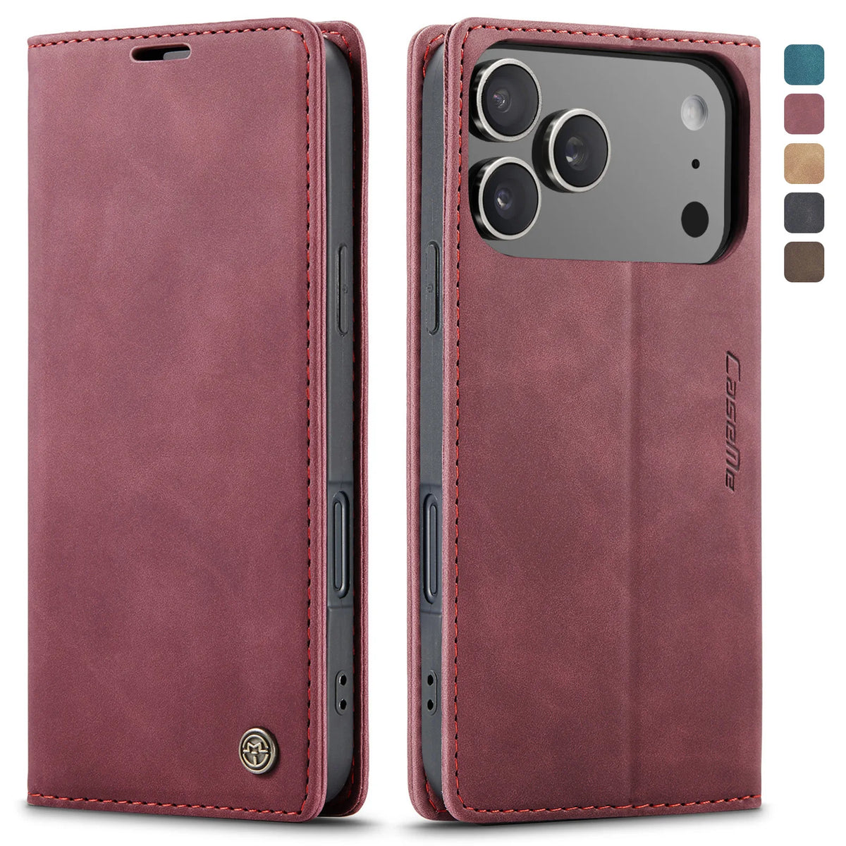 Flip Kickstand Wallet Case with Multiple Card Slots for iPhone 18 Series