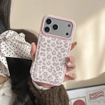 Cute Leopard Pattern Leather Protective Phone Case for iPhone 17 Series