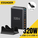 Essager 320W GaN 8-Port USB-C Charging Station