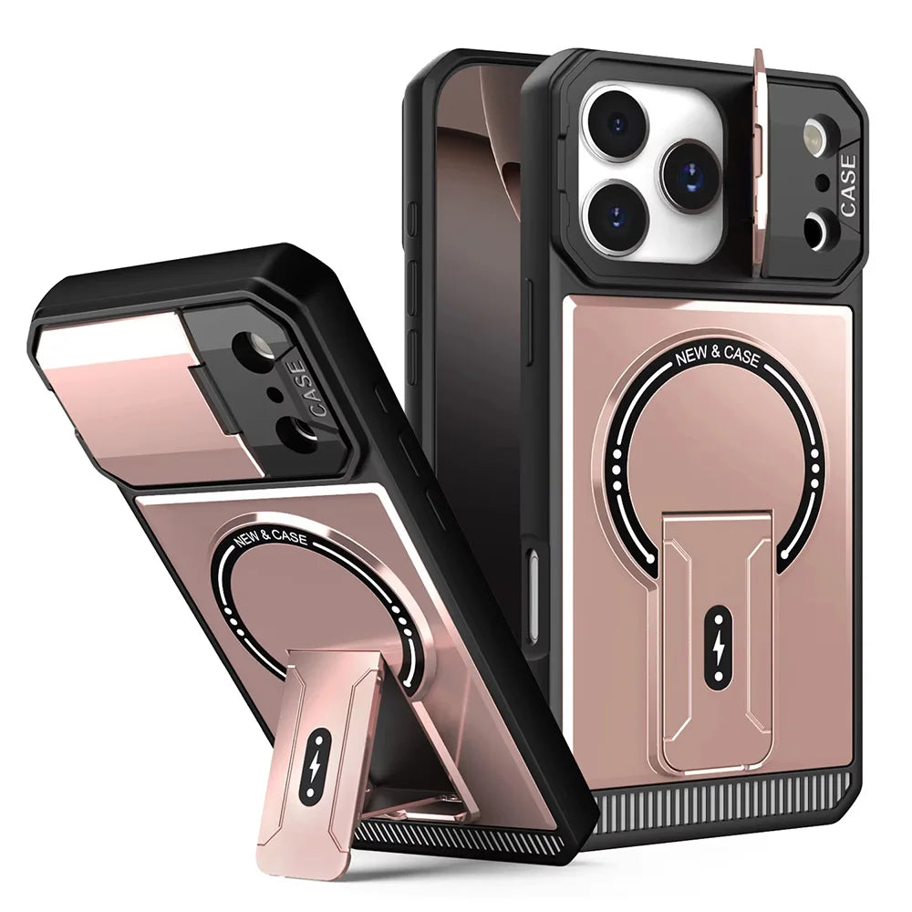 Military Grade MagSafe Case for iPhone 17 Series with Camera Lens Cover
