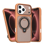 Shockproof MagSafe Case with 360° Rotating Ring Stand for iPhone 18 Series