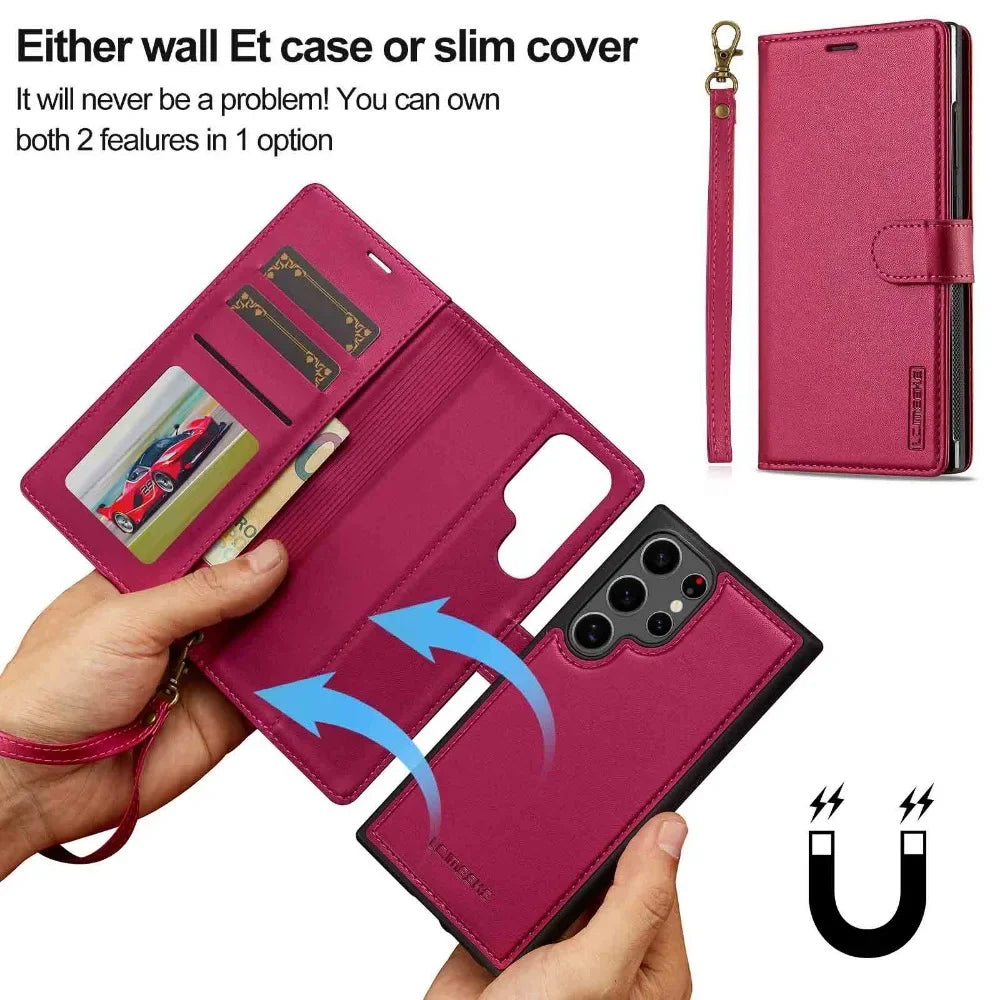Multi-Functional Detachable Wallet Case for Samsung Galaxy S25 Series