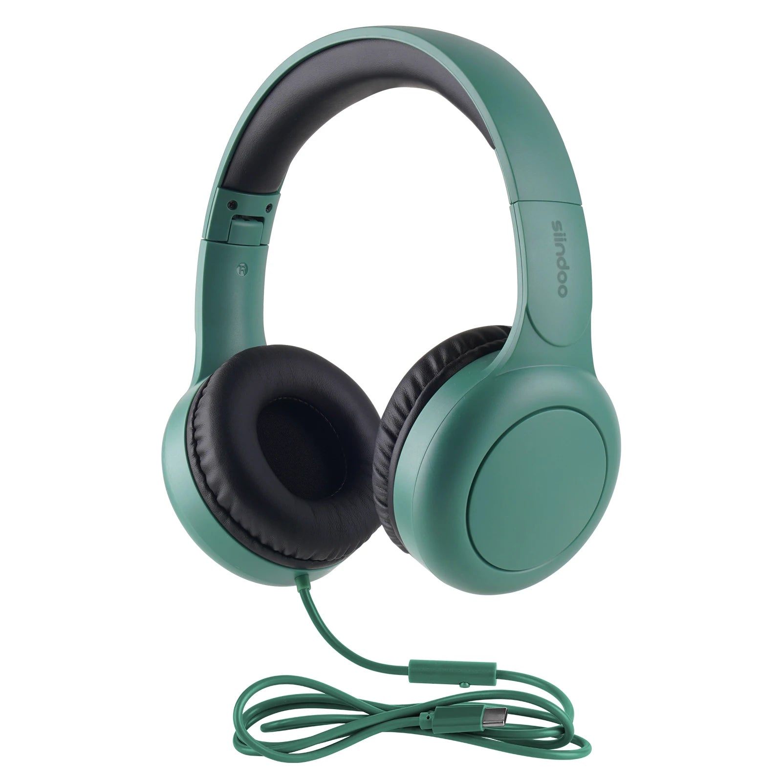 Siindoo 926B-W Wired On-Ear Headphones with Microphone