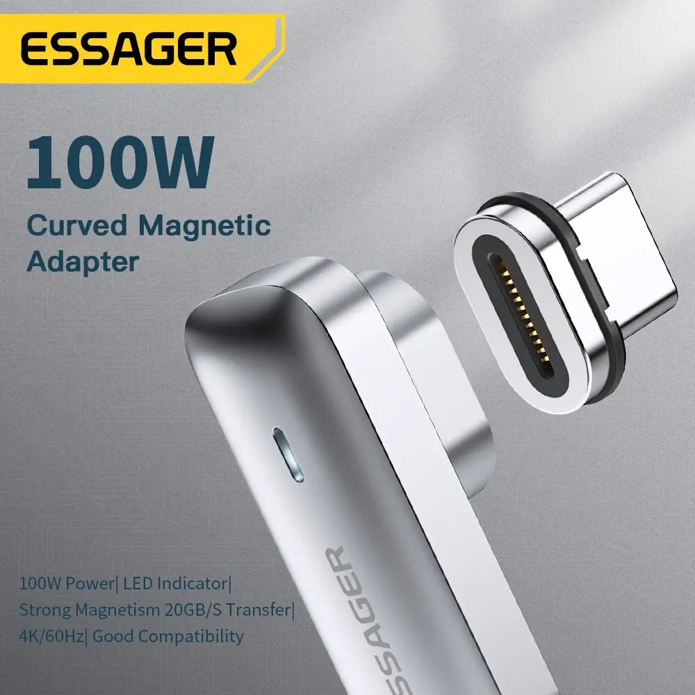 Essager PD 100W Magnetic USB-C OTG Adapter