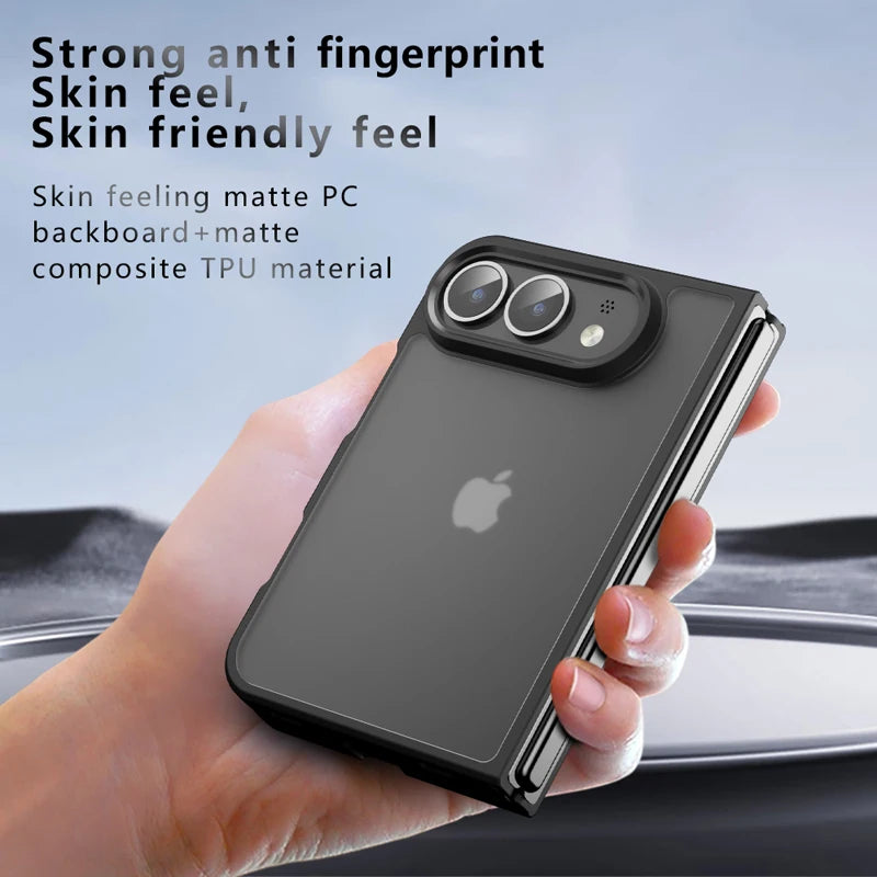 Matte PC+TPU Shockproof Case with Corner Airbag Protection for iPhone Duo