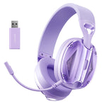 Picun G1 2.4GHz Wireless Gaming Headphones with Spatial Audio and Noise-Canceling Mic