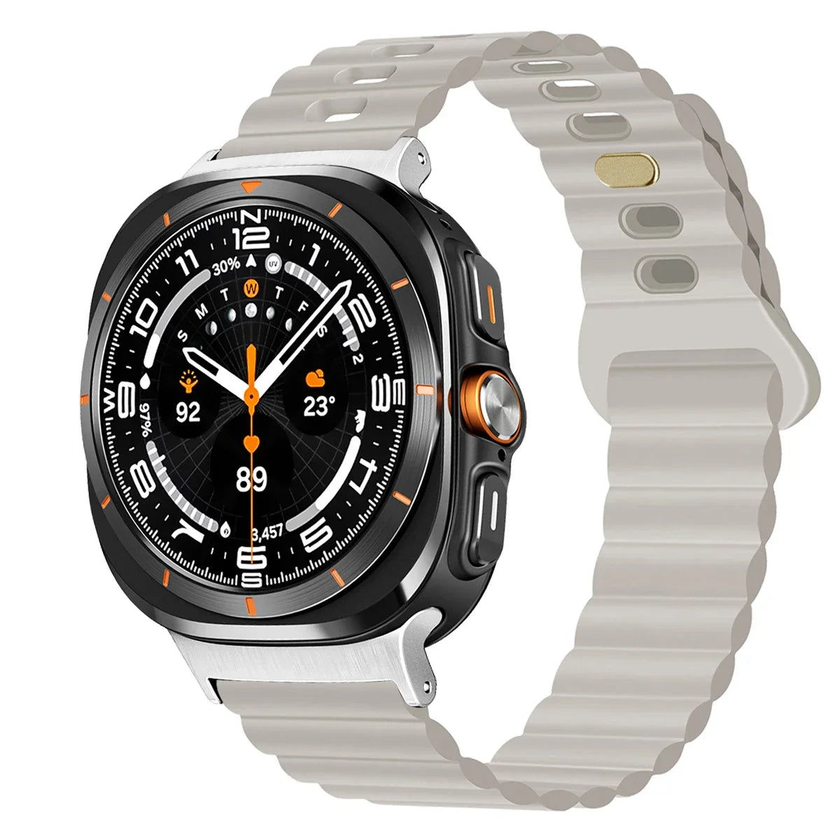 Durable No Gaps Silicone Sport Band for Samsung Galaxy Watch Ultra