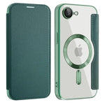Protective Flip Magnetic Leather Case for iPhone 16e