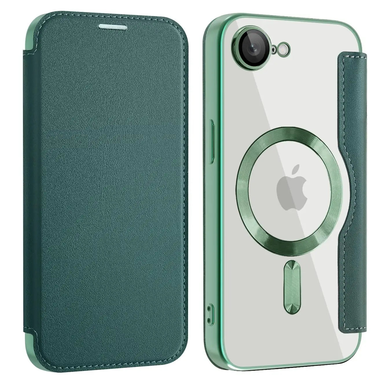 Protective Flip Magnetic Leather Case for iPhone 16e