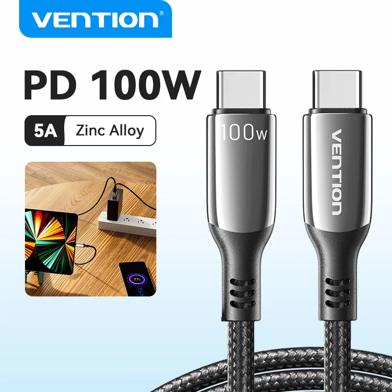 Vention 100W Vention USB-C Fast Charging Cable