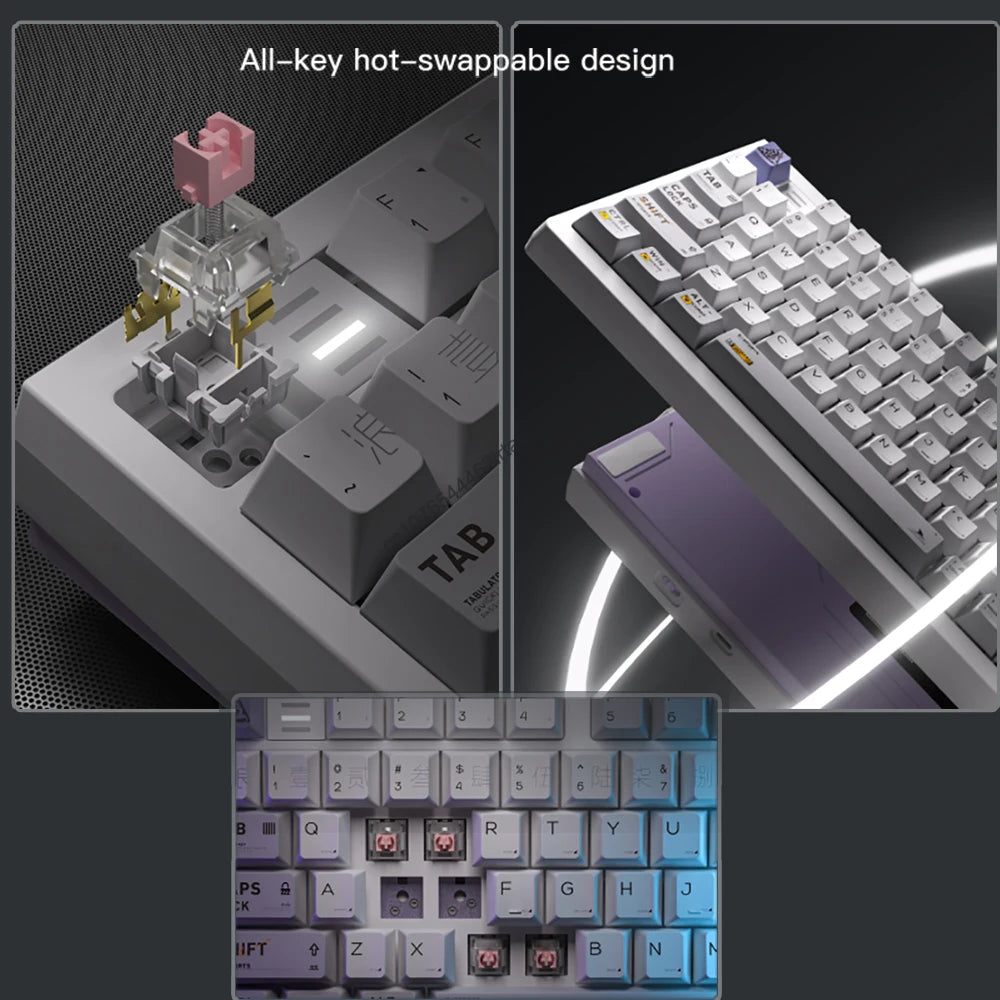 Darmoshark EC75 81-Key Tri-Mode Mechanical Keyboard
