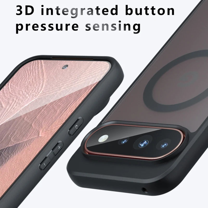 Shockproof Translucent Case with Corner Airbag Cushioning for Google Pixel 11 Series