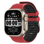 Two-Tone Silicone Replacement Band for Apple Watch