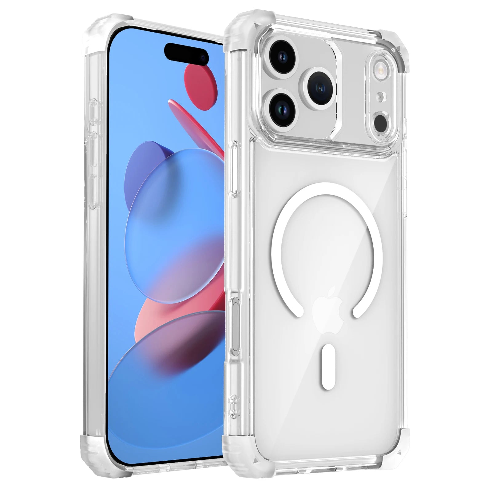 MagSafe Compatible Transparent Case for iPhone 17 Series