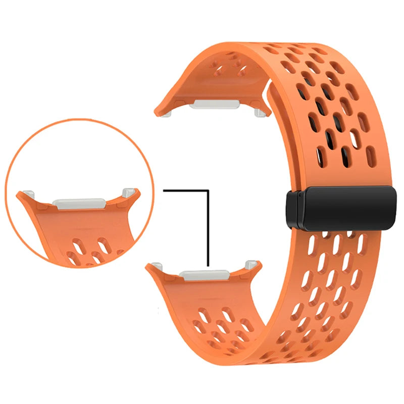No-Gap Magnetic Silicone Sport Band for Samsung Galaxy Watch Ultra and Samsung Galaxy Watch Ultra (2025)
