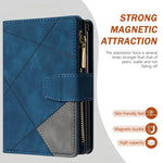Embossed Leather 9-Card Wallet Case with Detachable Wrist Strap for Samsung Galaxy Z Fold 8