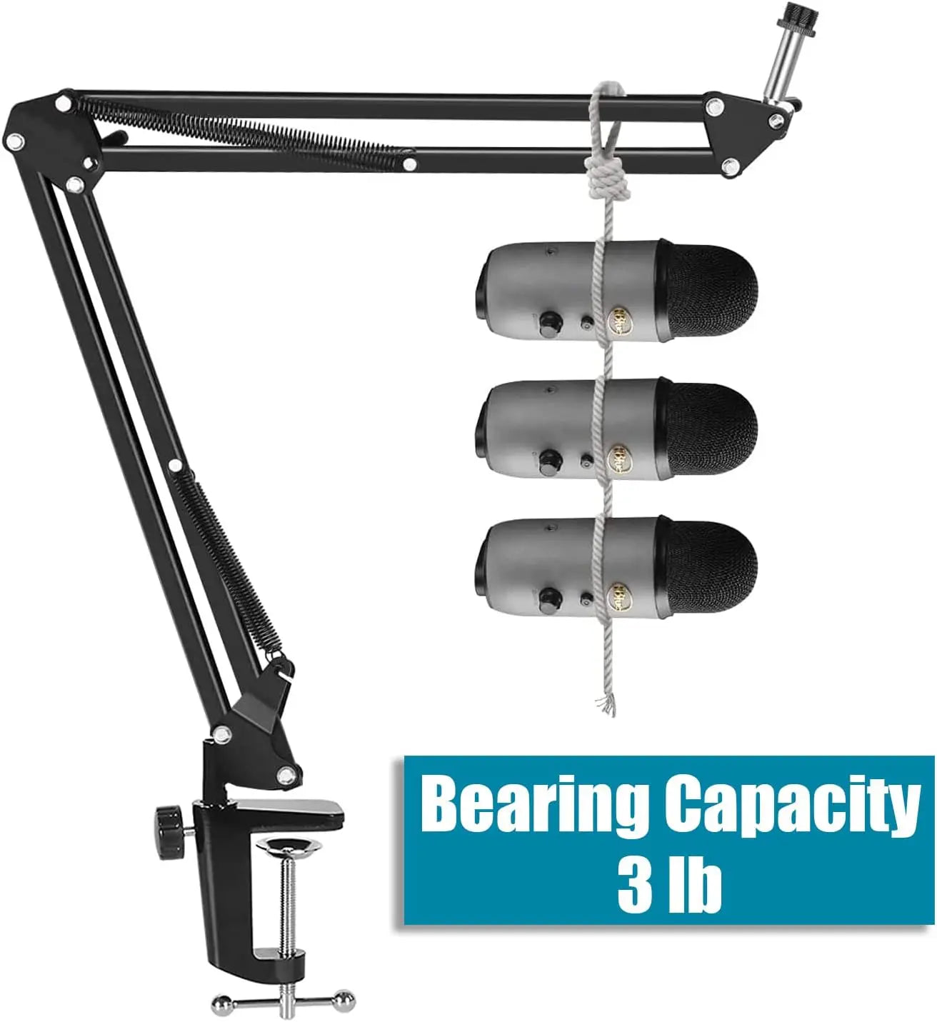 Articulated Scissor Arm Microphone Stand