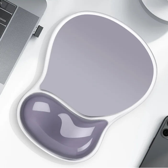 Transparent Silicone Ergonomic Mouse Pad Wrist Rest