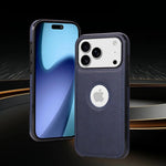 Luxury Business PU Leather Case for iPhone 17 Series