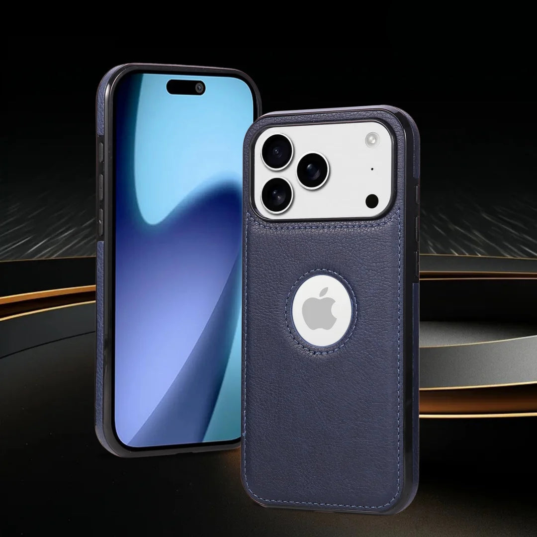 Luxury Business PU Leather Case for iPhone 17 Series