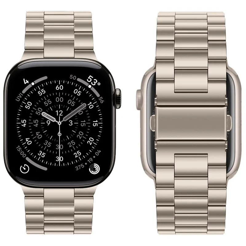 Premium Classic Stainless Steel Metal Strap for Apple Watch