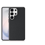 Luxury Woven Magnetic Case with Metal Camera Frame for Samsung Galaxy S26 Ultra