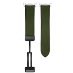 Hybrid Leather Silicone Bracelet for Samsung Galaxy Watch 8 / Galaxy Watch 8 Classic