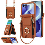 Leather Crossbody Wallet Case for Samsung Galaxy Z Flip 8